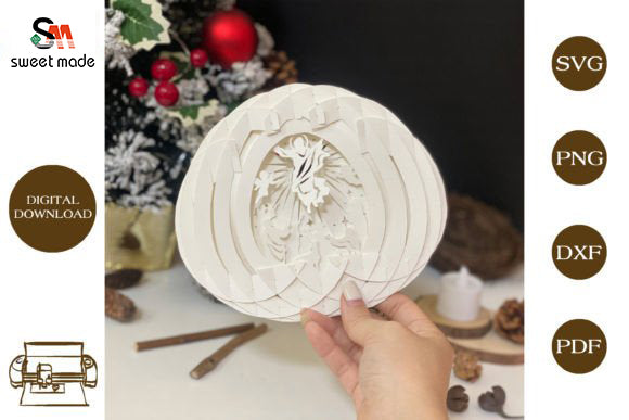 Jesus-3 Pop Up Egg Light Box Paper Cut Template Cricut File