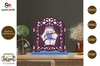 Ballet Girl - Pop Up Light Box File - Cricut File