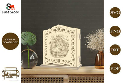 Butterfly - Pop Up Light Box File - Cricut File