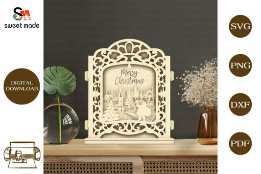 Christmas 3 - Pop Up Light Box File - Cricut File
